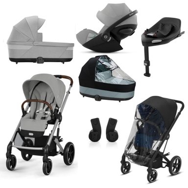 CYBEX Dječja kolica Balios S Lux set XL – kameno siva