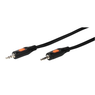 VIVANCO A/V Program kabel 46045 3.5MM na 3.5MM M 2.5M CRNI