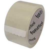 FOROFFICE Ljepljiva traka, akrilna, bešumna, 48 mm x 66 m, prozirna