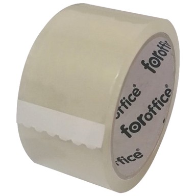 FOROFFICE Ljepljiva traka, akrilna, bešumna, 48 mm x 66 m, prozirna