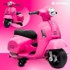 Skuter Vespa na akumulator, fuksija