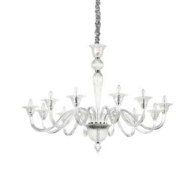 IDEAL LUX Luster Brigitta SP12, E14 ID199375, transparentna
