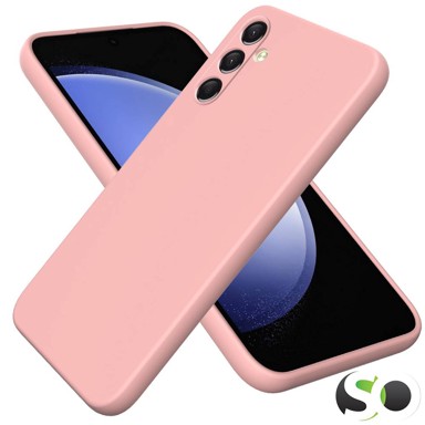 HQ Premium Quality Protuklizna silikonska maskica za Samsung A15 Mat Baby pink