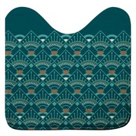 DOUCEUR D'INTÉRIEUR Petrolej zelena kupaonska prostirka za WC 45x45 cm Imperia