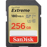 SANDISK SDXC memorijska kartica Extreme 256GB PRO Deluxe up to 180MB/s & 130MB/s Read/Write speeds, UHS-I, Class 10, U3, V30