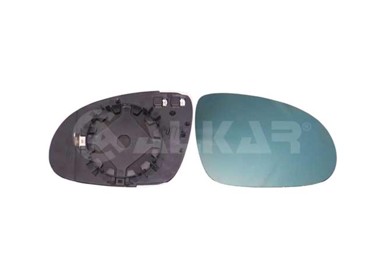 ALKAR Ogledalo retrovizora VW Golf 5, plavo, desno, grijano, Passat 03-10/Superb 06-08 6412128