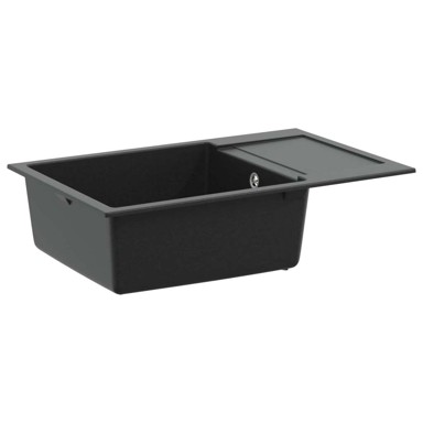 Umivaonik, 780x500 mm, 80% kvarc i 20% smola, crna