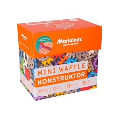 MARIOINEX Set mini Waffle Konstruktor, 300kom.