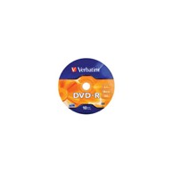VERBATIM Medij za snimanje DVD-R, 4.7GB 16×, Matt Silver, 10 kom