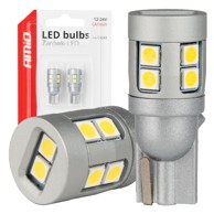 AMIO LED žarulje CANBUS T10 W5W 12SMD 3030 bijele 12V/24V