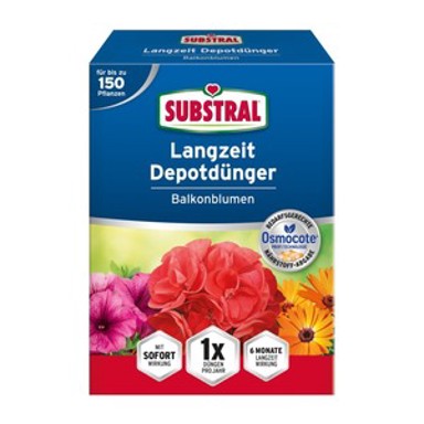 SUBSTRAL Dugotrajno gnojivo osmocote za balkonske biljke, 1.5kg