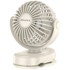 Mini stolni ventilator F45 sa stezaljkom 1200 mAh, bijeli