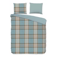 GOOD MORNING Posteljina Jacco 200x220 cm za bračni/produženi krevet od flanela plava