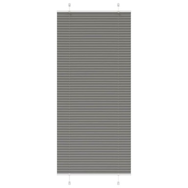 Plisirana roleta antracit 100x200 cm širina tkanine 99,4 cm