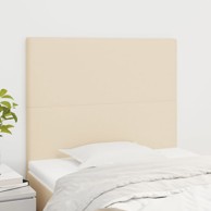 Uzglavlja 2 kom krem 100x5x78/88 cm od tkanine