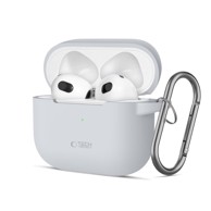 TECH-PROTECT Futrola Silicone Hook za Apple AirPods 3, siva