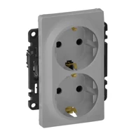 LEGRAND 753326 dupla utičnica 2p+e/16a/250v valena life alu le753326