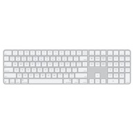 APPLE Tipkovnica Magic Keyboard s Touch ID i numeričkim dijelom, INT engleski, bijele tipke, USB-C, bijela