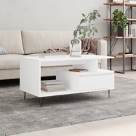 Stolić za kavu 90x49x45 cm, konstruirano drvo, bijeli