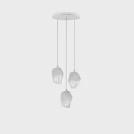 NOVA LUCE Visilica Ice NL9160233, G9, IP20, bijela