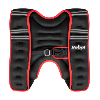 REBEL ACTIVE neoprenski prsluk s utezima, 5 kg, 40 x 26 cm