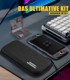 NIKCORP Futrola za Nintendo Switch 2, Hard Case 8u1, 20 utora za igre, 6 navlaka za analogne palice, crna