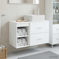 Set kupaonskog namještaja, 2 kom, bijeli