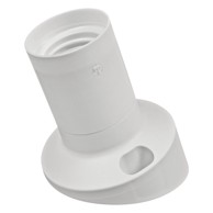 Grlo za žarulju E27, koso, bijelo