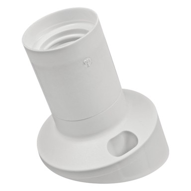 Grlo za žarulju E27, koso, bijelo