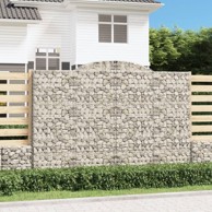 Lučne gabionske košare, 10kom, 300x50x200/220cm, pocinčano željezo