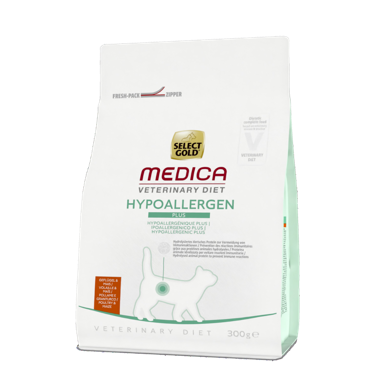 SELECT GOLD Hrana za mačke Medica Hypoallergenic Plus, perad i kukuruz, 300 g