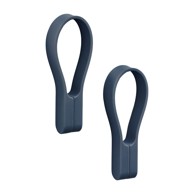 ZONE Plava silikonska šipka za ručnike 2 kom Loop