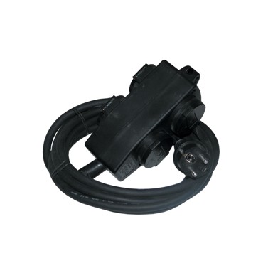 WERTOR Kabel produžni vrtni četverostruki 3m IP44