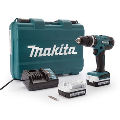 MAKITA Aku udarna bušilica HP347DWE (14.4V, 1.3Ah, 2 baterije, kofer, punjač)