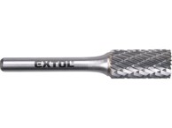 EXTOL INDUSTRIAL Karbidno glodalo 8703715, cilindrično s čelnim zubima, promjer 12 x 25 mm, prihvat 6 mm, srednji rez