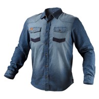 NEO TOOLS Denim radna košulja, veličina L