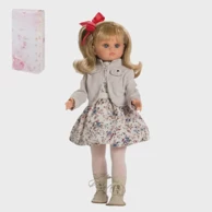 BERBESA Lutka Fany u cvjetnoj haljini i jakni 40 cm u kutiji