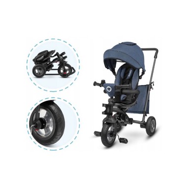 LIONELO Tricikl TRIS, 2 u 1, jeans