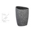 WENKO Siva keramička čaša za četkice za zube Pion