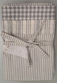 HRC Kuhinjska krpa, 3/1 s trakom, 50x70 cm, siva