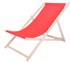 ROJAPLAST Drvena ležaljka Bahama, crvena