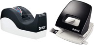 TESA stolni dispenzer ljepljive trake Easy Cut Orca, set s Leitz proizvodom
