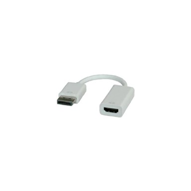 ROLINE Adapter DisplayPort muški na HDMI ženski, crni