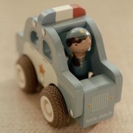 LITTLE DUTCH Drveni policijski automobil