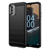 MG Maskica za Nokia G400, karbonska, silikonska, crna