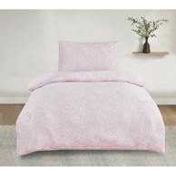 MY HOUSE Posteljina Boston 140x200 cm od jacquarda Ružičasta