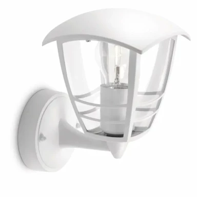 Zidna svjetiljka, Creek, E27, 60W, 230V, IP44, 15380/31/16, bijela
