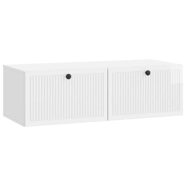 TV ormarić zidni 98 x 41 x 30 cm, bijeli visokog sjaja