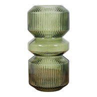 HOUSE NORDIC Vaza zelena staklena