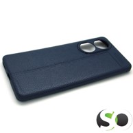 Silikonska maskica s uzorkom kože za Honor 90 Plava